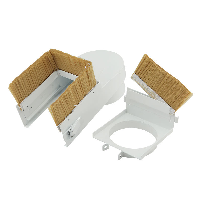 Bahan Metal-Sapu Brush Debu Dust Collector Vacuum Cover CNC Engraving Spindle 100mm Dust Extraction Port 100mm