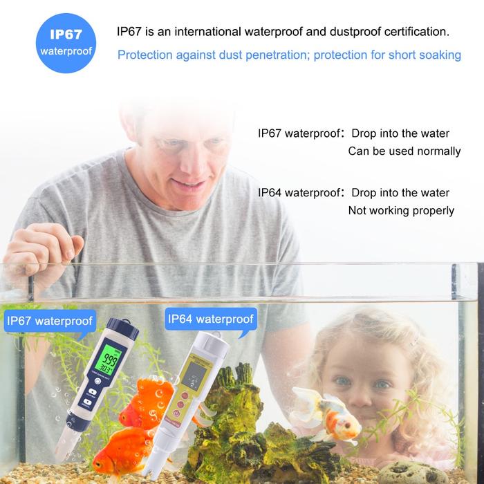 5 in 1 PPM TDS EC PH SALINITY TEMPERATURE Meter Digital Water Quality Tester EZ-9909
