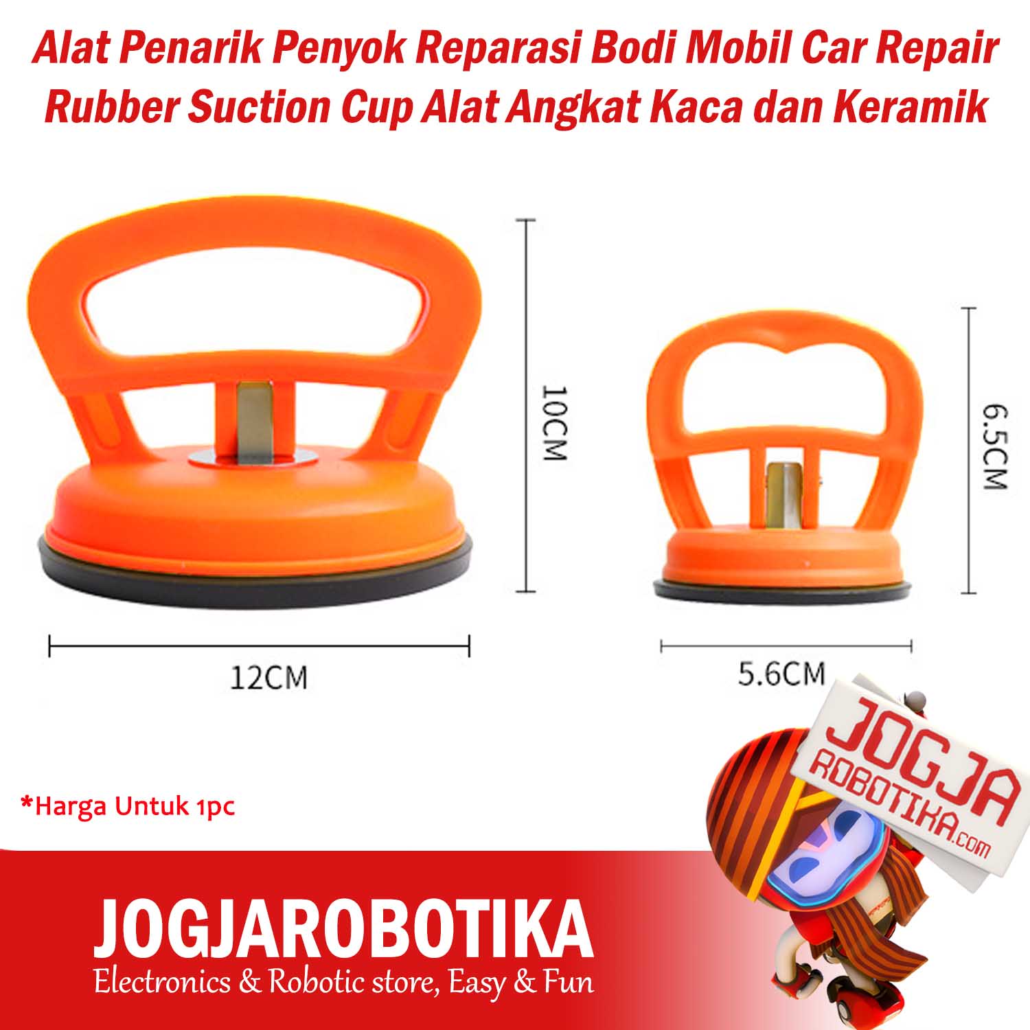 Alat Penarik Penyok Reparasi Bodi Mobil Car Repair Rubber Suction Cup Dent Removal Alat Hisap Angkat Kaca dan Keramik Kecil 56mm