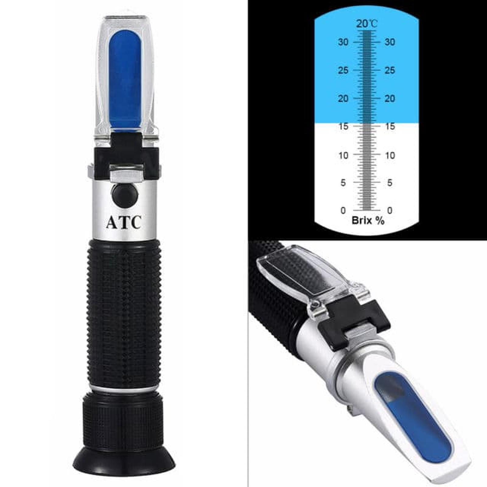 Brix Refractometer 0-32%  Alat Ukur Pegukur Kadar Gula Makanan Minuman