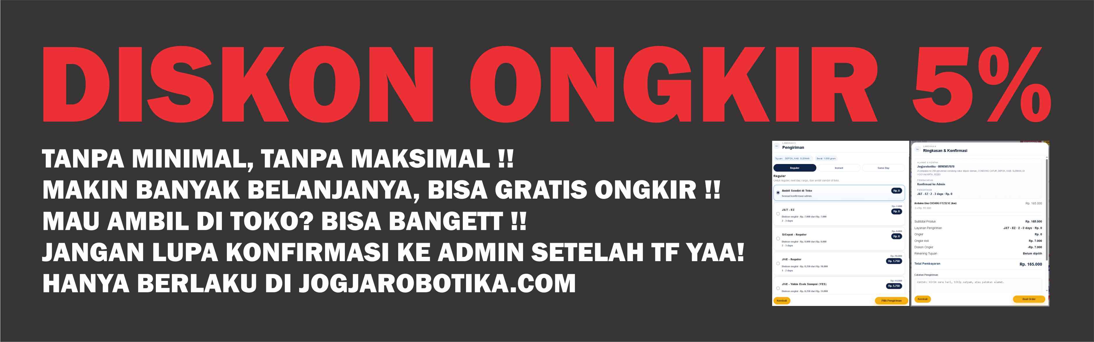 Toko Komponen Elektronika dan Robotika